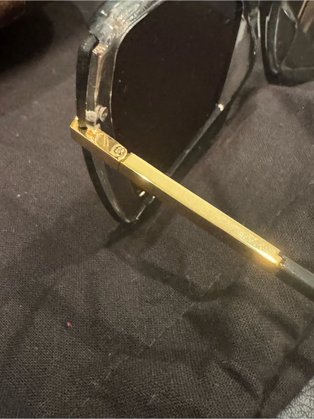 Tom Ford Gia ButterflyGlossy Black Women's Square Sunglasses with Gold T Accents
